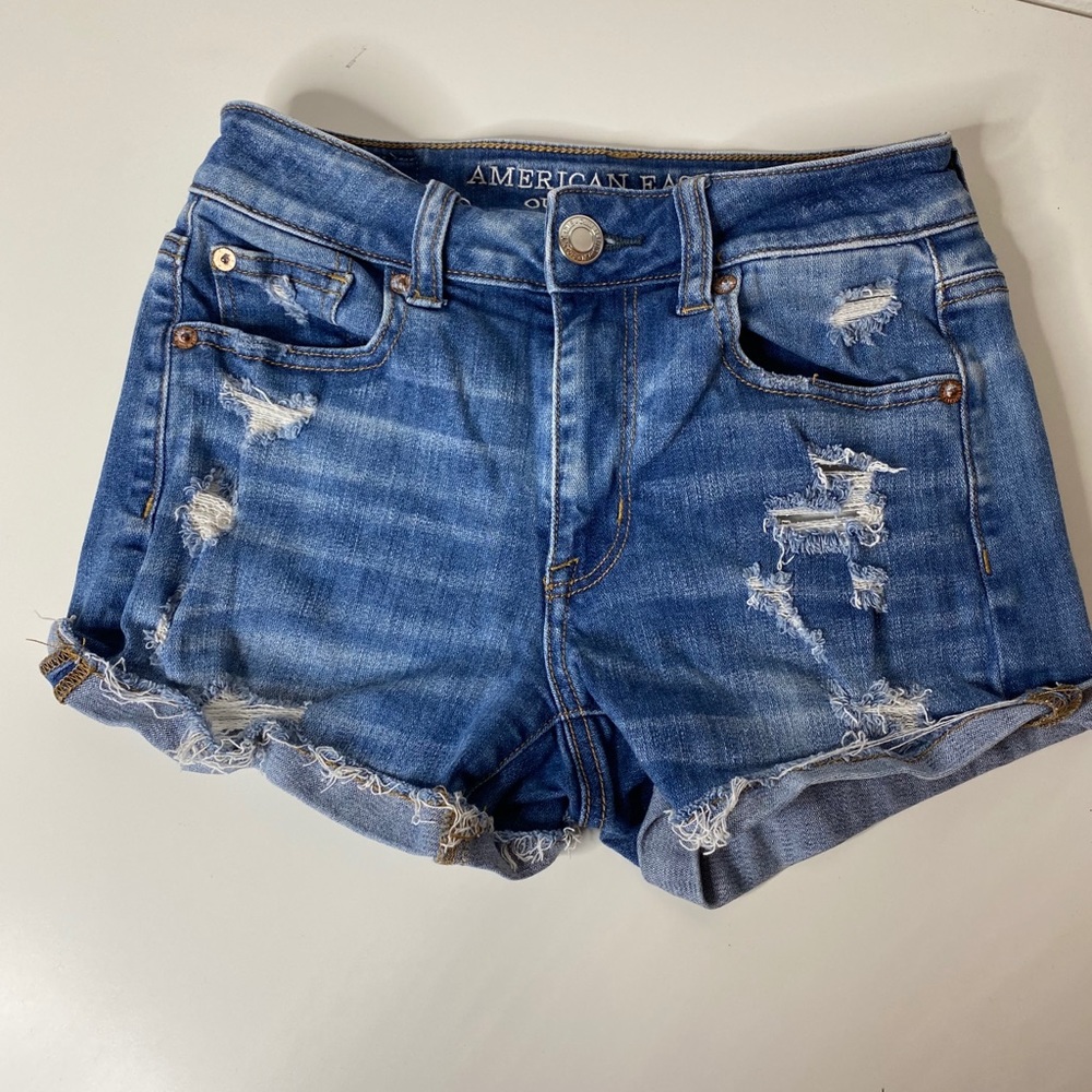 High waisted shorts